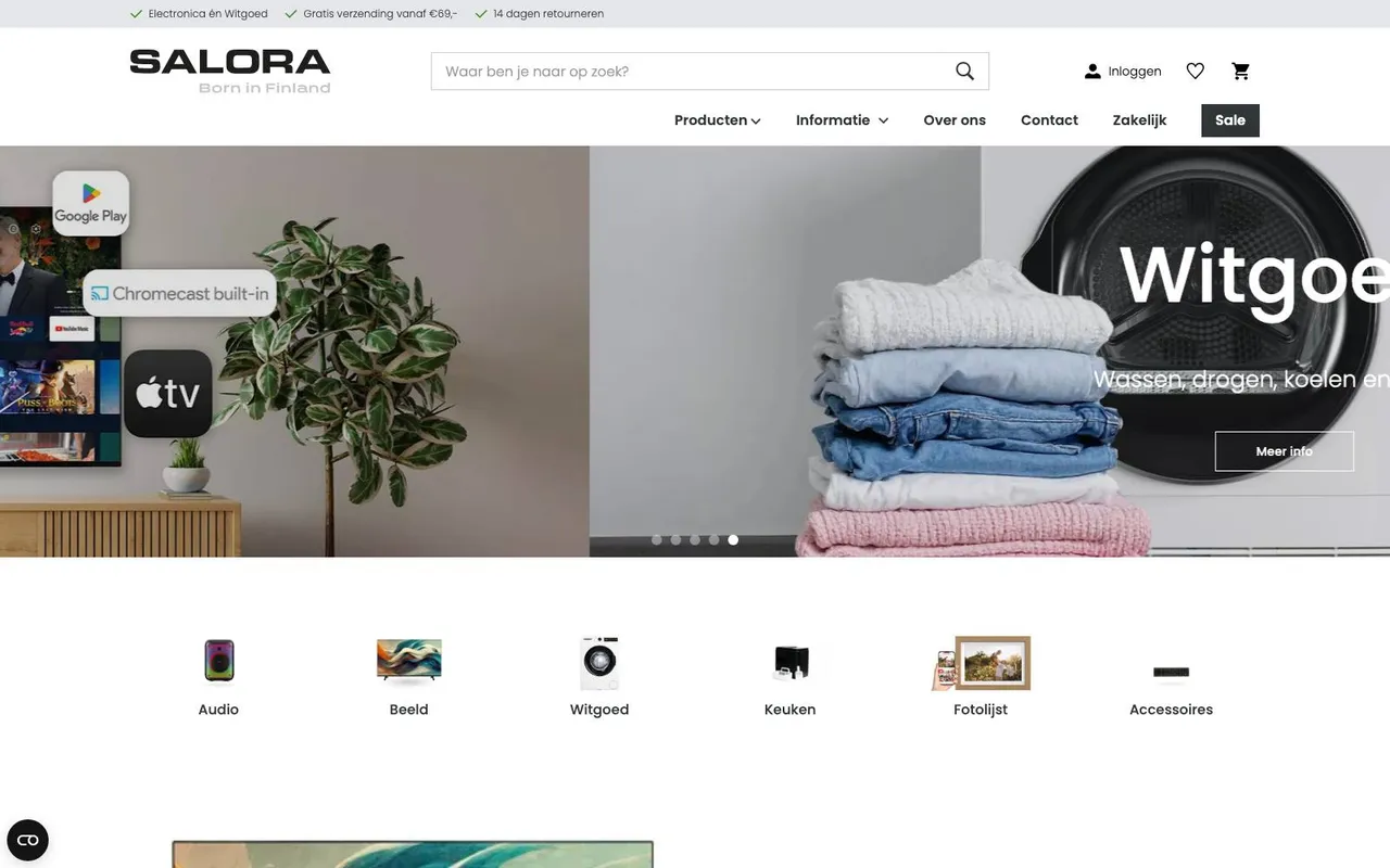 Salora website