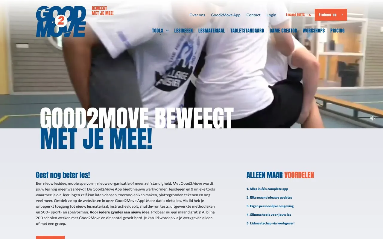 Good2Move website