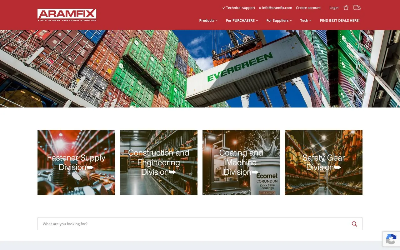 Aramfix website